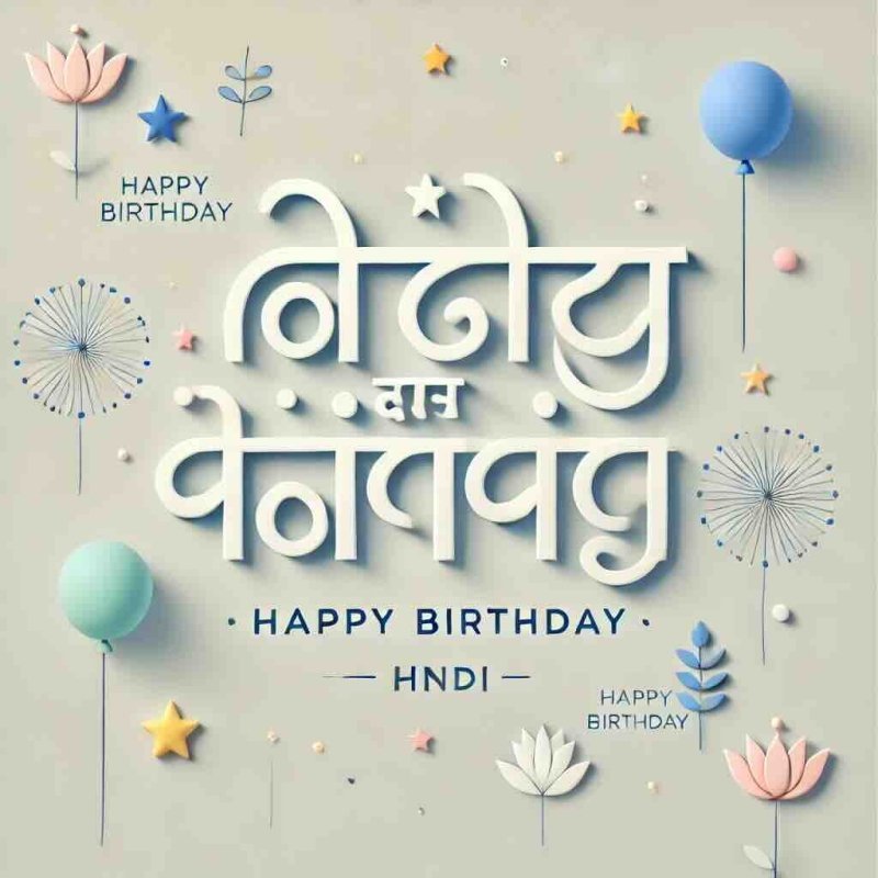 100+ Happy birthday wishes in hindi. - Eduyush