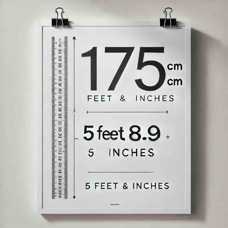 175cm in feet and inches with statistical references - Eduyush