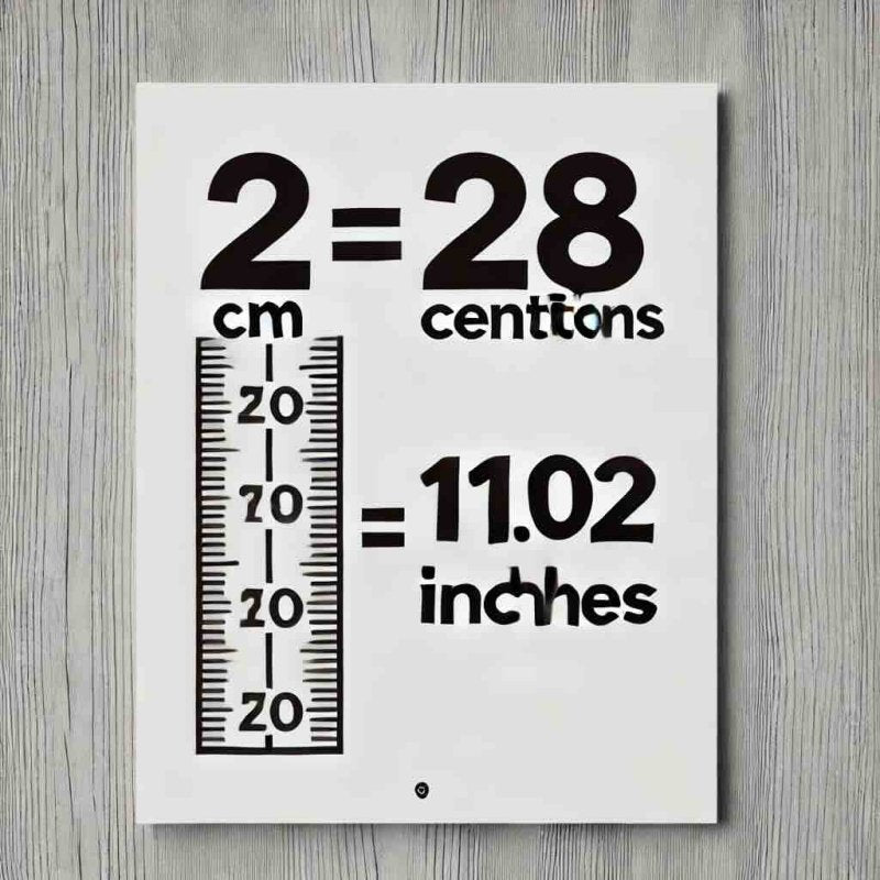 28cm to inches. Conversion formula with use cases - Eduyush