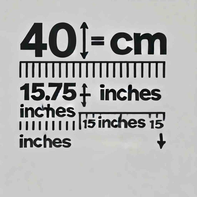 40cm in inches. Conversion Formula with use cases - Eduyush