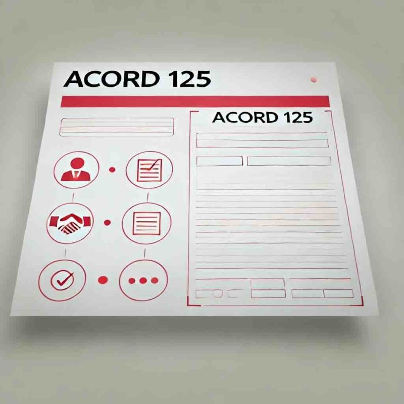 ACORD 125 form. How to Download and complete the application - Eduyush