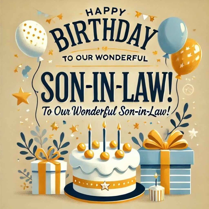 Birthday Wishes for Son-in-Law | Heartfelt & Funny Messages - Eduyush