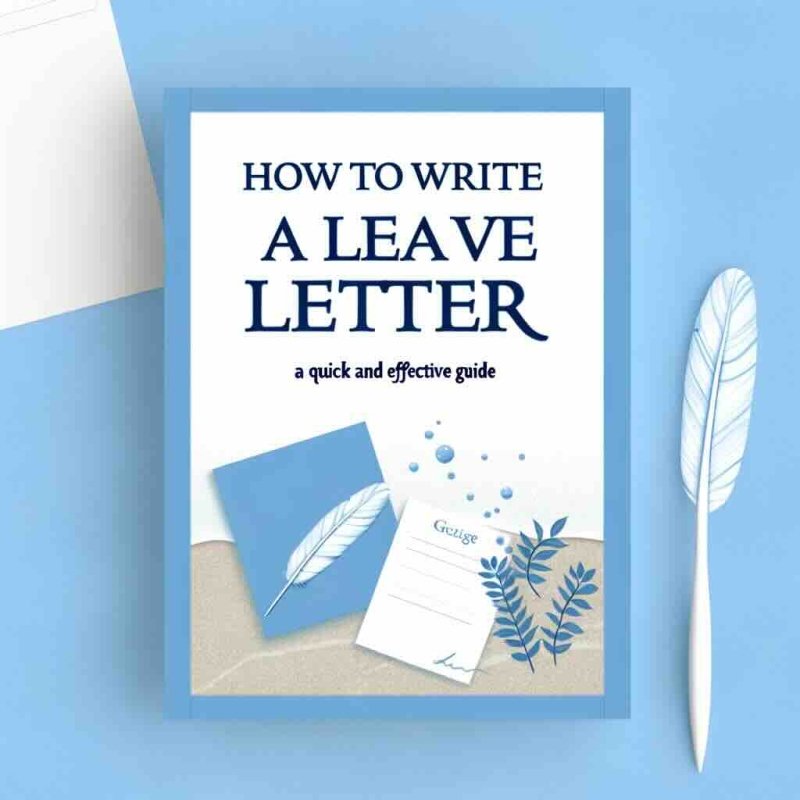 Leave Letter: How to Write a Professional Request - Eduyush