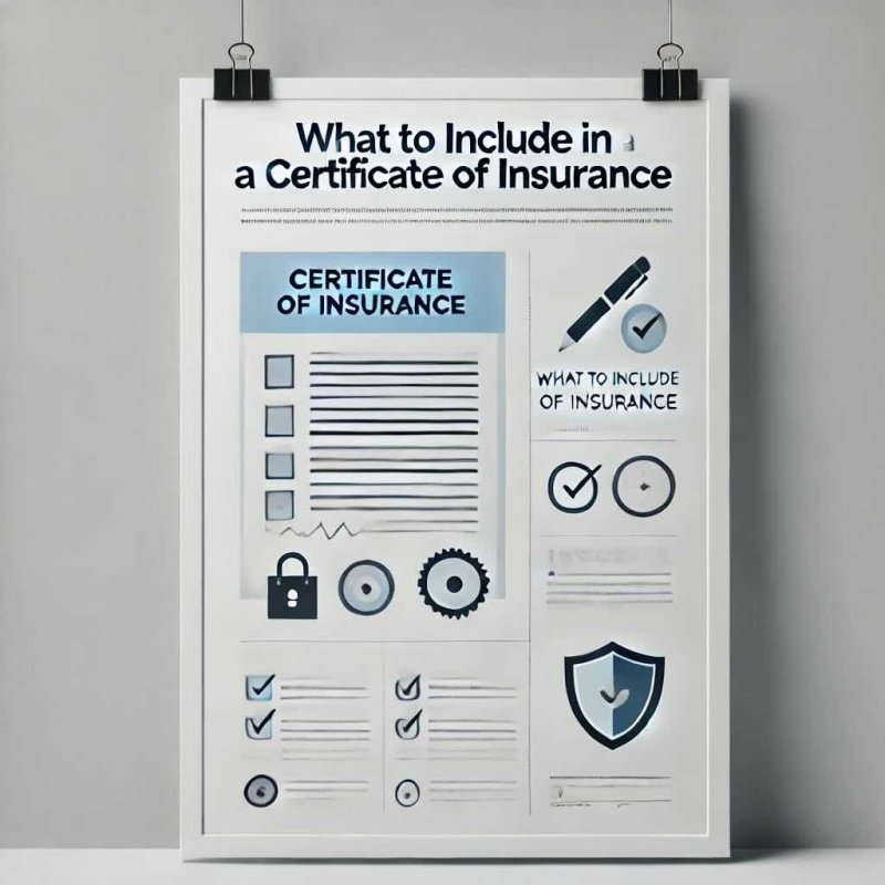 What To Include In A Certificate of Insurance - Eduyush