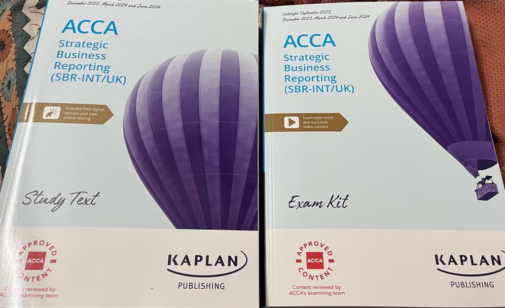 KAPLAN ACCA Books for Strategic Professional (Sep 23-June 24). Combo of Study text & Exam kit - Eduyush