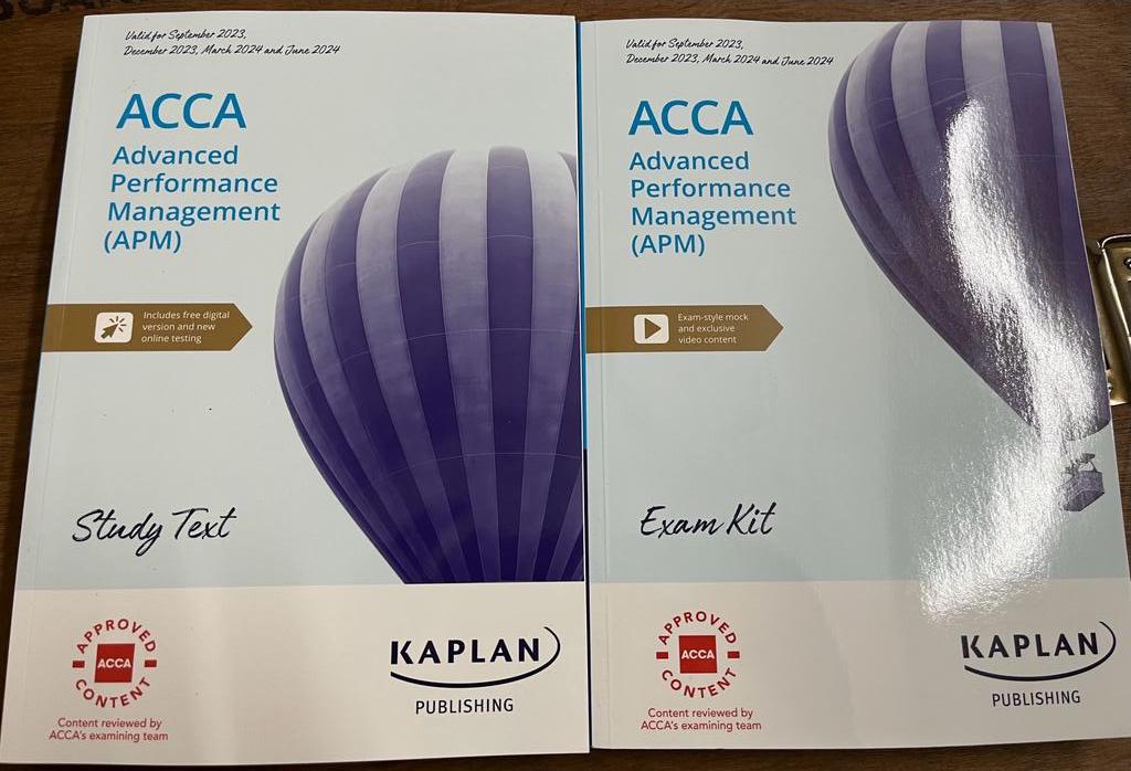 KAPLAN ACCA Books for Strategic Professional (Sep 23-June 24). Combo of Study text & Exam kit - Eduyush